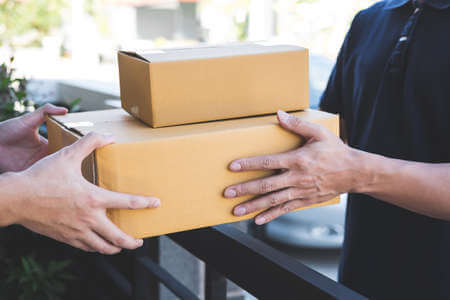 delivery of boxes